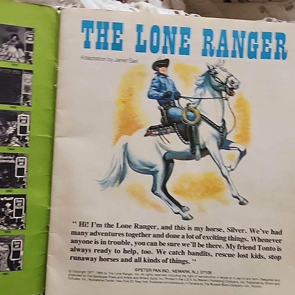 The Lone Ranger Book and Record - Picture 6 of 10
